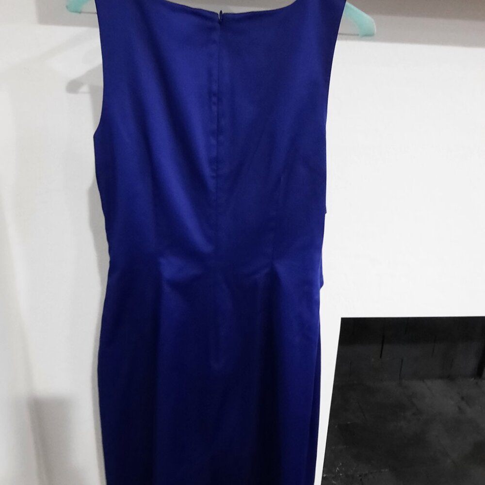 Dress Talbots 6 - Evening NYE Royal Blue Purple - Picture 2 of 4